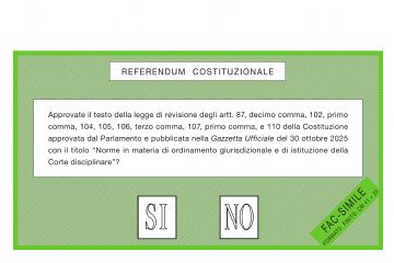 Fac simile scheda elettorale