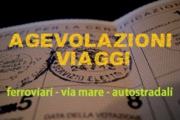 Elezioni regionali 12 e 13 ottobre 2025 - Agevolazioni tariffarie per i viaggi ferroviari, autostradali, marittimi e aerei