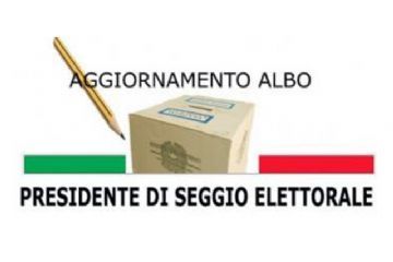 Aggiornamento dell&#39;albo delle persone idonee all&#39;Ufficio di Presidente di seggio elettorale