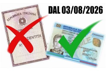 Scadenza validit&#224; delle carte di identit&#224; cartacee 3 agosto 2026