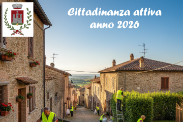 A Roccastrada prosegue l’esperienza “cittadinanza attiva” per coinvolgere  i cittadini in progetti utili alla collettività